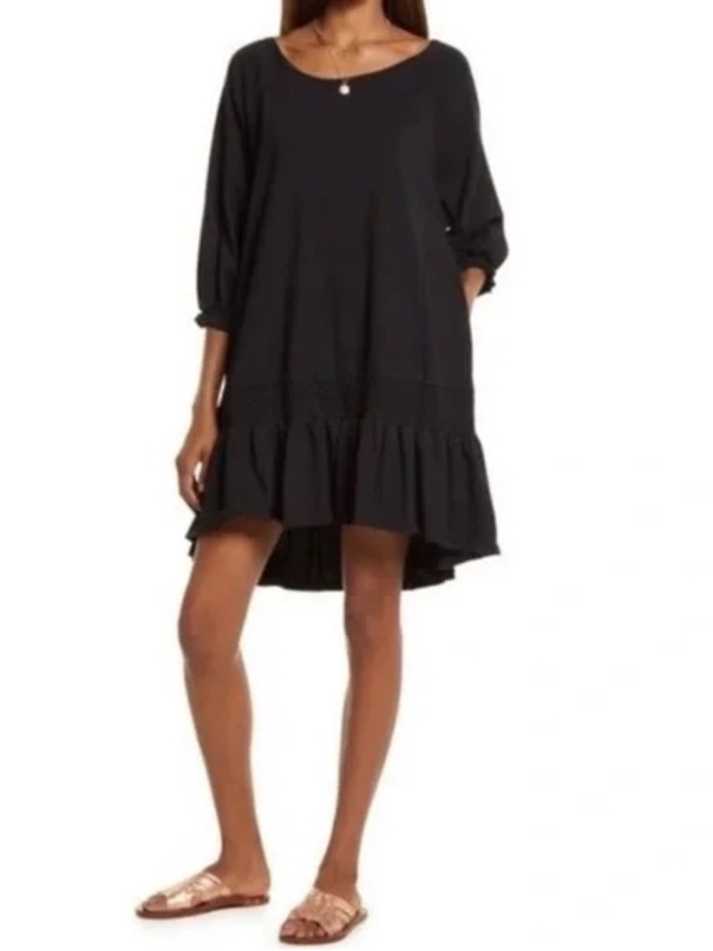🖤 FREE PEOPLE BEACH 🖤 Jenny Midi Dress Sz M NWOT